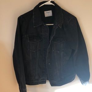 Old Navy Womens Black Jean Jacket Medium